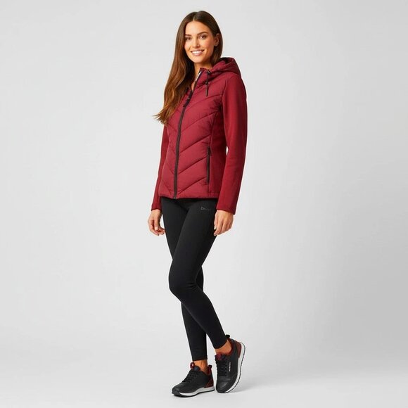 DKNY Women's MEDIA LIGHT WEIGHT PUFFER JACKET, Black - Picture 10 of 10